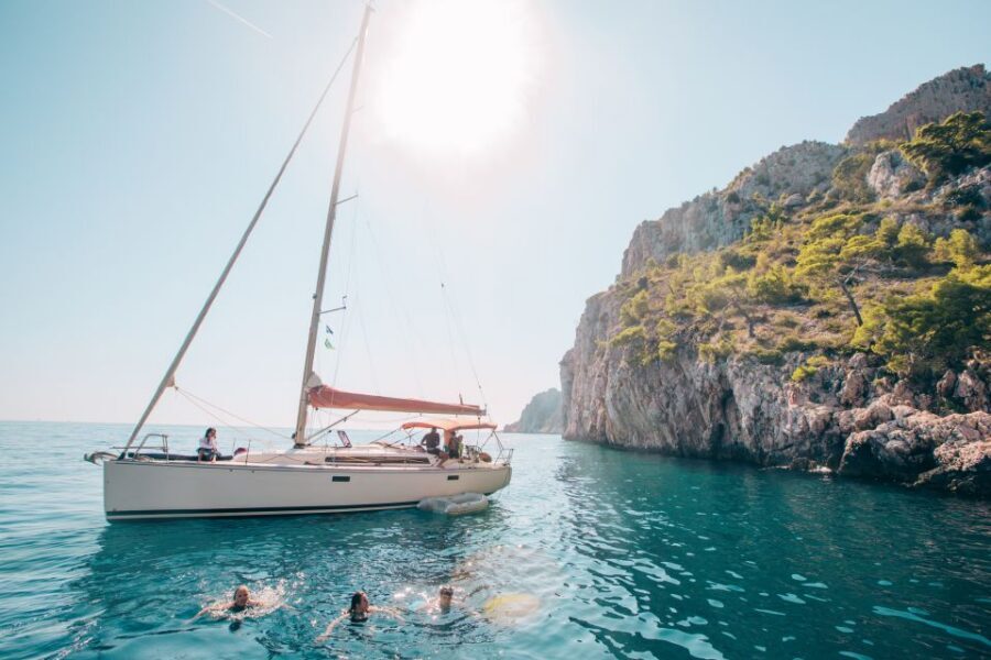 From Hvar: Pakleni Islands & Red Rocks Comfort Sailboat Tour - A small sailboat day that feels like your own corner of Hvar