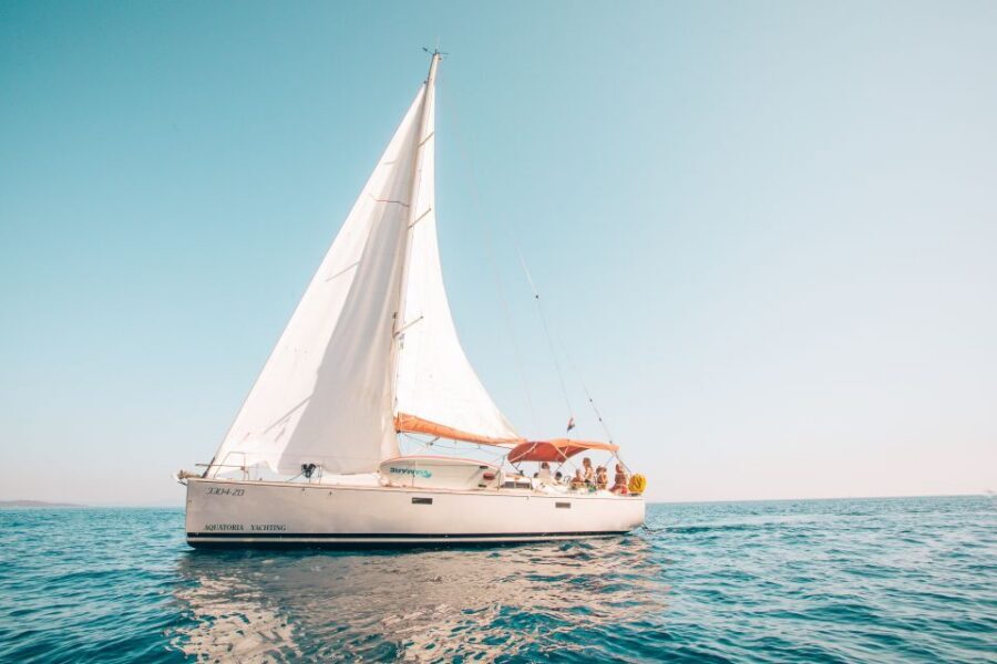 From Hvar: Pakleni Islands & Red Rocks Comfort Sailboat Tour - Hvar Island time: keep your bearings, then get back on the water