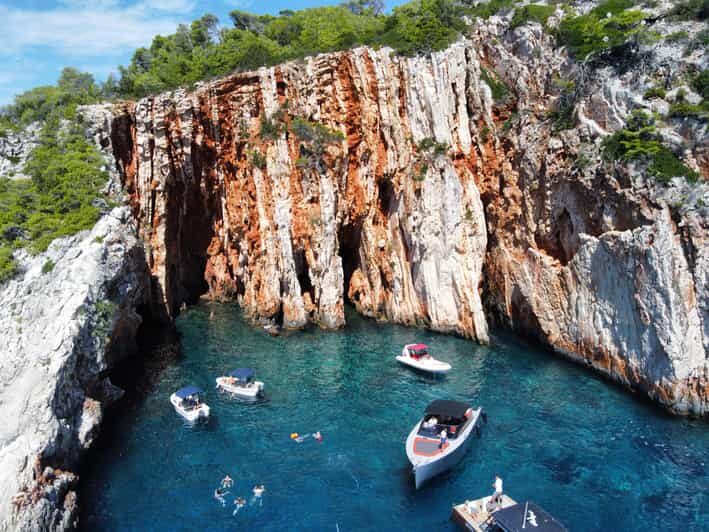 From Hvar: Private tour of Red Rocks & Pakleni Islands - Green Lagoon Bay and Zaraće: your first big swim payoff
