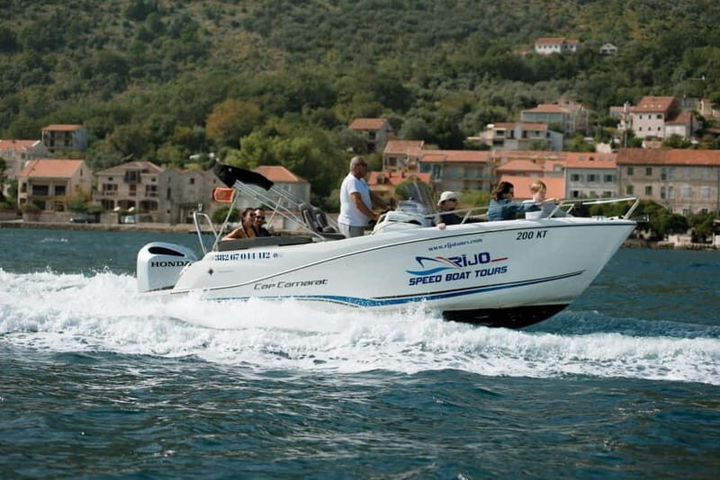From Kotor: Perast & Lady of the Rock's boat tour - 2h - The Boat Ride Part: Bay of Kotor Views Without the Waiting Game