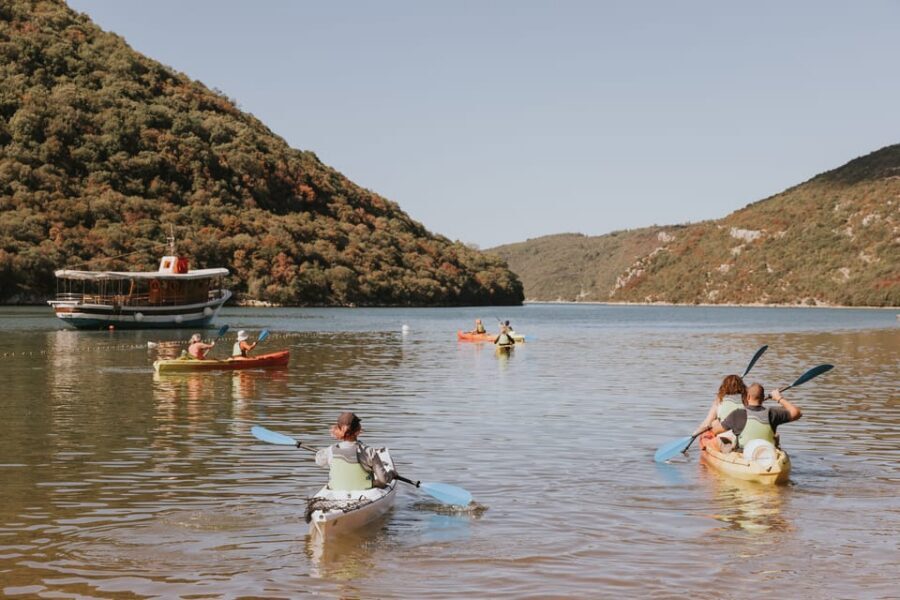From Poreč: Lim Bay Sea Kayaking Day Trip - Swim stop + snacks: small moments that change the day