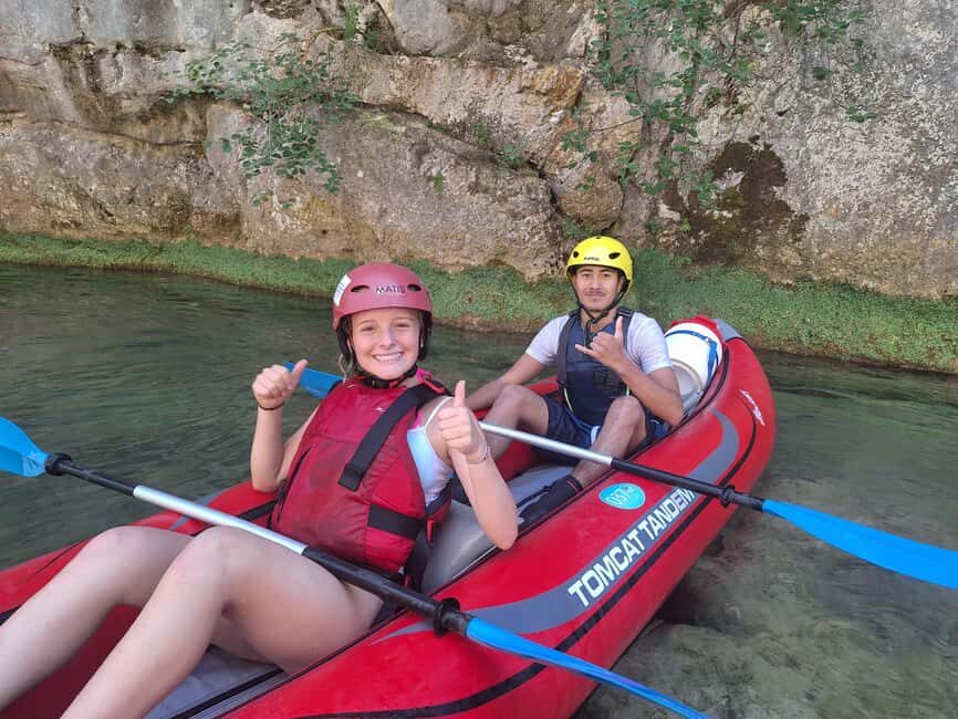 From Slunj: Mreznica Kayaking Adventure - The break stop: photos, a swim, and catching your breath