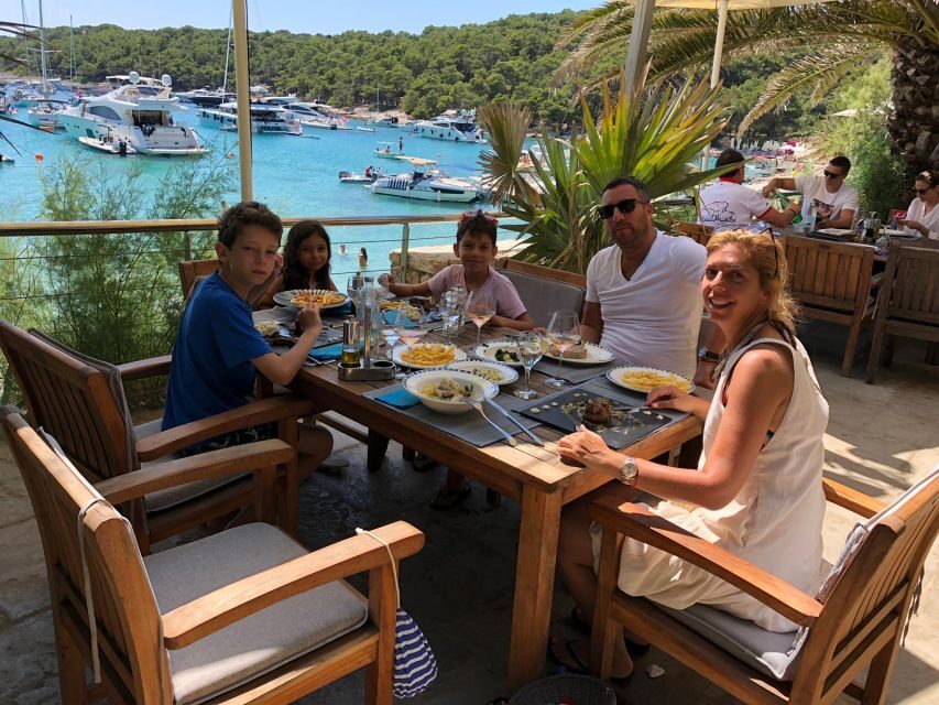 From Split: Blue Cave & Coastal Highlights Private Boat Tour - Lunch at Pakleni Otoci: beach restaurants, real choices