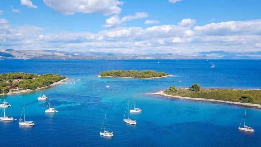 From Split: Blue Lagoon and 3 Island Boat Tour - Krknjaši Bay Blue Lagoon: your best chance for that “wow” water