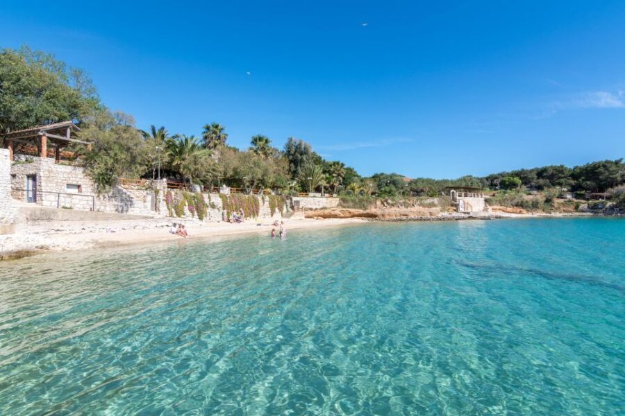 From Split, Croatia: Blue Cave & Hvar 5 Islands tour - Veliki Budikovac: your long swim stop on clear water