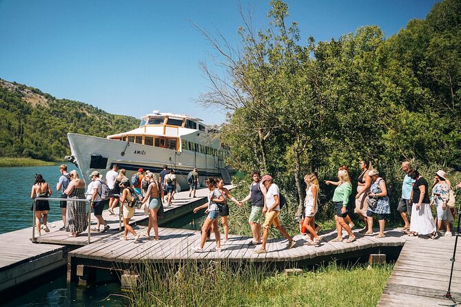 From Split: Krka Waterfalls, Food & Wine Tasting Tour - Krka National Park boardwalk: the waterfalls without the slog