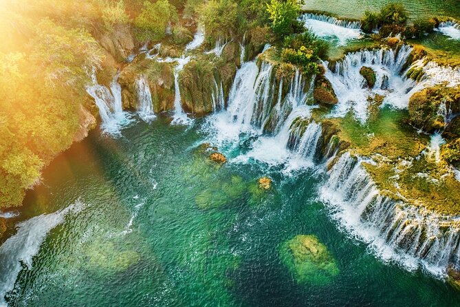 From Split: Krka Waterfalls Trip with Boat Cruise and Swimming - Skradinski buk: The Waterfall Area That Starts the Day Right