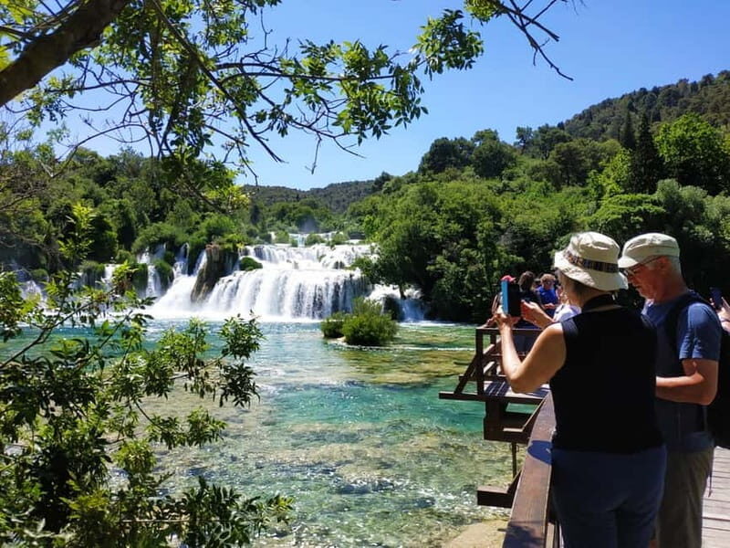 From Split: Krka Waterfalls with Wine & Cheese Tasting Tour - Krka National Park and the Skradinski buk walk