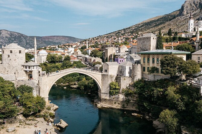 From Split: Mostar and Kravice Waterfalls Tour - 7:00 am Split start: the comfortable way to begin a border day