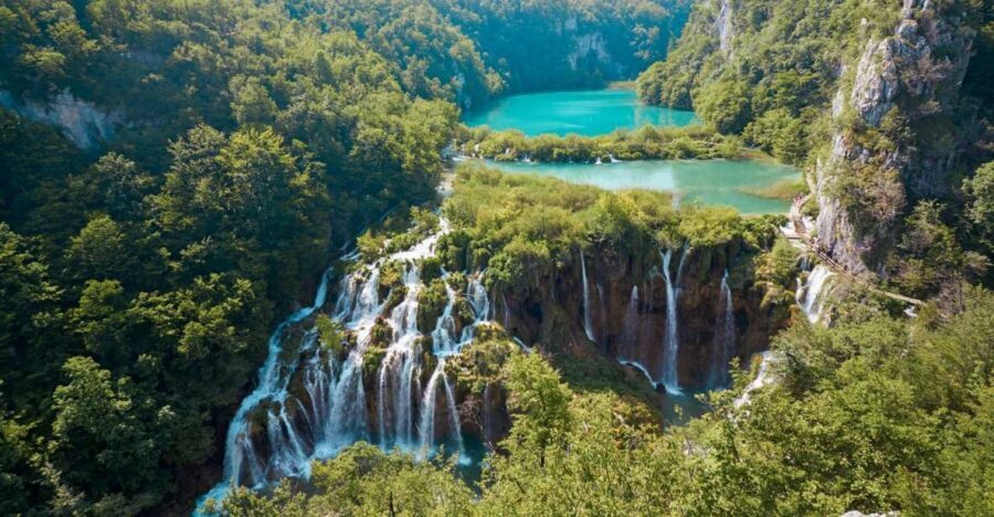 From Split or Trogir: Plitvice Lakes Guided Tour - A long, scenic ride that actually pays off