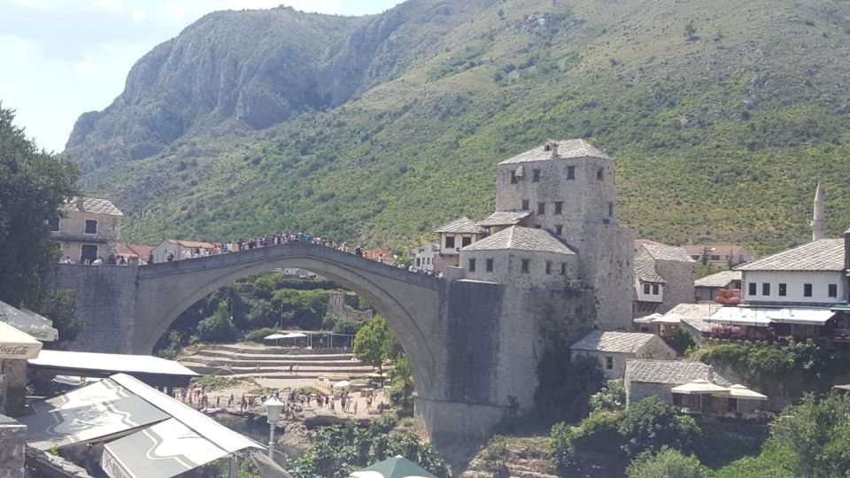 From Split or Trogir: Tour to Mostar and Kravice Waterfalls - The Old Bridge of Stari Most: the UNESCO moment