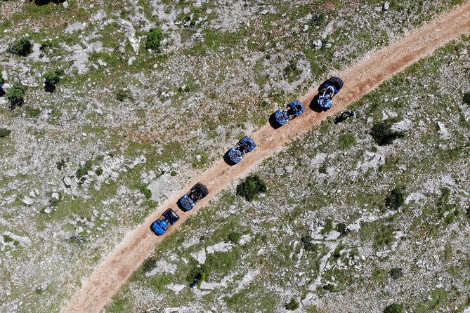 From Split: Small group ATV ride in Dinara NP - From Split’s St. Francis Square to ATV Start: How the 4 Hours Flow
