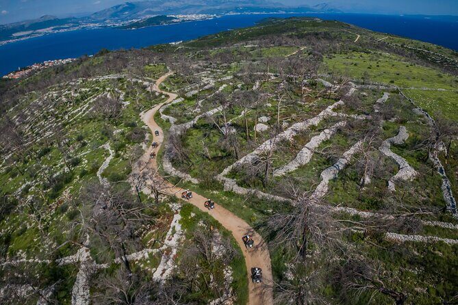 From Split & Trogir: ATV Quad Tour on Island Čiovo - Heliodrom and Slatine beaches: photo breaks and a smoother return