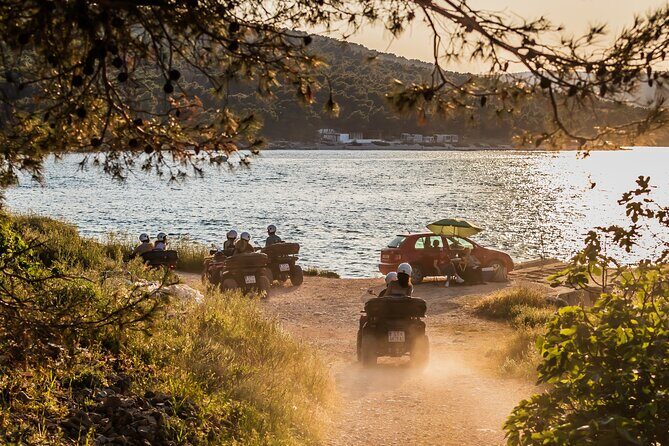 From Split & Trogir: ATV Quad Tour on Island Čiovo - The first 30 minutes: training that builds confidence fast