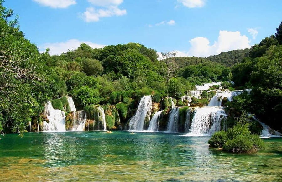 From Trogir, Seget & Okrug: Krka Waterfalls Culture Tour - Krka National Park: Enter at Lozovac and Chase Skradinski buk