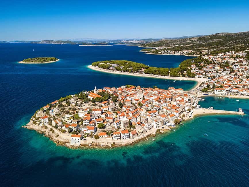 From Trogir, Seget & Okrug: Krka Waterfalls Culture Tour - Šibenik in Two Hours: Cathedral of St. James + Civitas Sacra Museum
