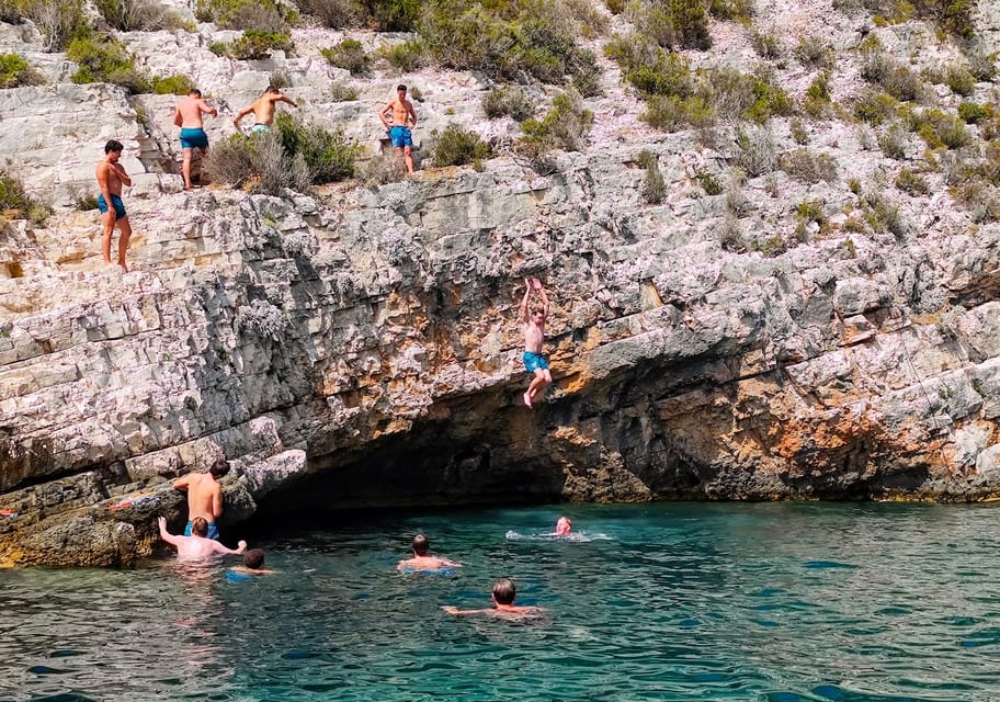 From Vis: Speedboat tour - Vis, Biševo & Blue Cave (private) - Stiniva Cove: the one-hour “sit, swim, repeat” stop