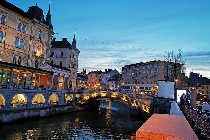 Grand Slovenia: Ljubljana + Lake Bled + Postojna Cave - Day Tour - Ljubljana Old Town walking tour: ending the day with city charm