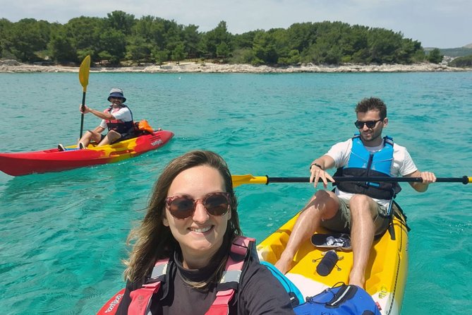Guided kayaking tour to Pakleni islands - The kayak setup that makes this feel beginner-friendly