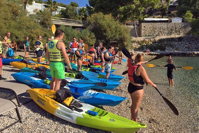 Guided kayaking tour to Pakleni islands - The Pakleni Islands route: coves, pebble beaches, and swim breaks