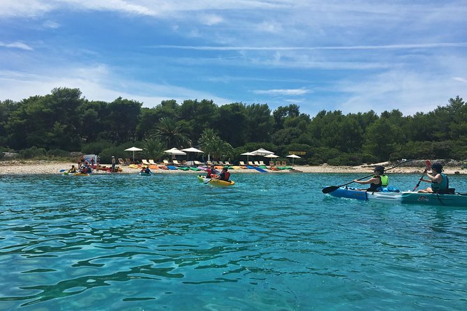 Guided kayaking tour to Pakleni islands - Snorkeling time: gear provided, and your comfort comes first