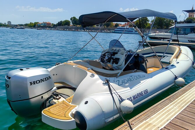 Guided Speedboat Tour with Food, Oil & Wine Tasting - Galevac + St. Paul The Hermit monastery: history, then turquoise bay swimming