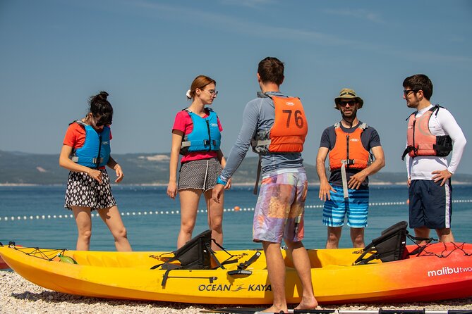 Half-Day Small-Group Kayaking Tour in Makarska - Snorkeling gear, waterproof bags, and the cliff-jump option