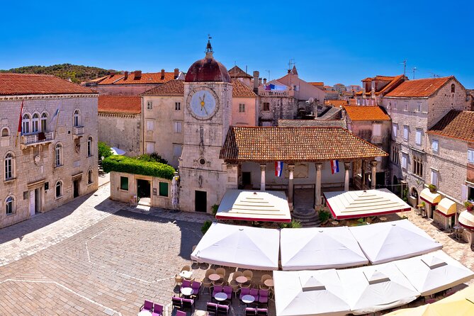 Half Day Tour: Blue Lagoon, UNESCO Town of Trogir, island Ciovo - Laganini Beach Club on Čiovo: the calm, comfy finish