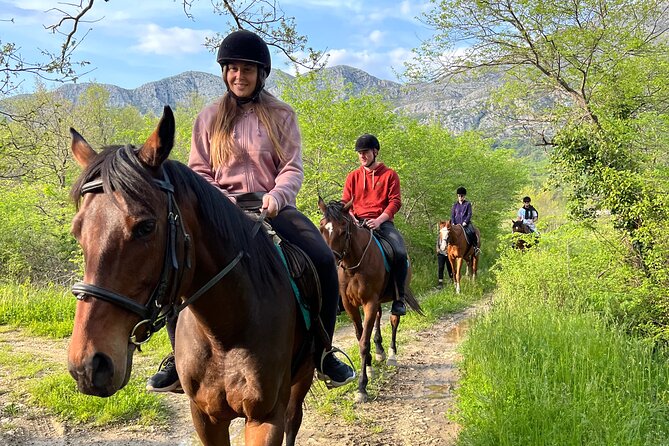 Horseback Riding Experience with transport from Dubrovnik - Meeting the Team at Mali Raj: Antea, Iris, and Andrea