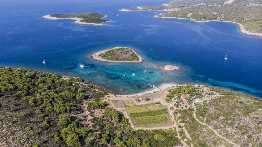 Hvar: Blue and Green Caves Boat Tour with Stiniva Beach - Budikovac Blue Lagoon: clear water and goggles included