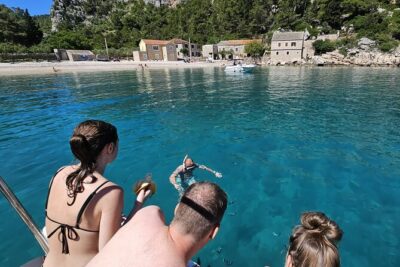Hvar (Hidden Bays) & Brac (Golden Horn) PRIVATE full day tour - Stop 1 on Brač: Žirje Beach for calm water and easy snorkeling