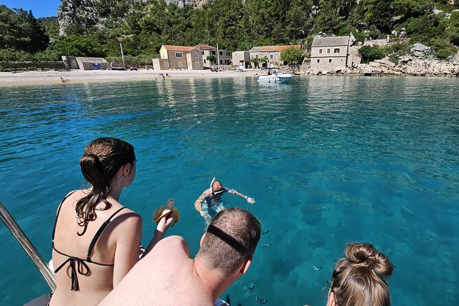 Hvar (Hidden Bays) & Brac (Golden Horn) PRIVATE full day tour - Stop 1 on Brač: Žirje Beach for calm water and easy snorkeling