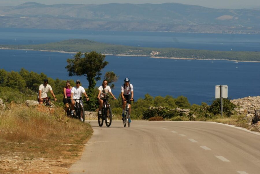 Hvar Island E-Bike Tour with Wine Tasting and Starters - Napoleon Fortress viewpoints: the stops where the effort pays off