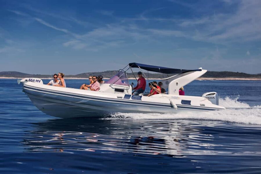 Hvar: Sunset and Pakleni Islands with a Speed Boat - Mlini and Ždrilca Lagoon: The Swimming and Snorkeling Stop