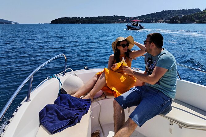 Islands & Caves Private Tour with pickup, drinks & fuel included - Stop 1: Entering the Blue Cave (Dubrovnik) for Swim Time