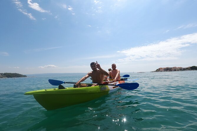 Kayak Adventure in Split - Paddling the Žrnovnica estuary: calm water, shade, and Mosor views