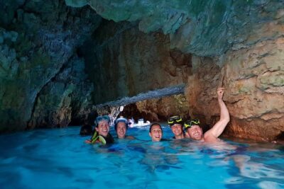 Kayak tour with cave experience - Entering Velika Kolombarica: Sea Tunnel Swim and Cave Light