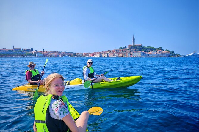 Kayaking and snorkeling trip,free drinks on the island and photo - Getting there in Rovinj: Porton Biondi and a clean return
