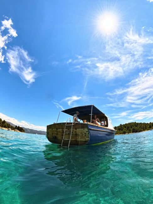 Korčula: Sail Away - tour with traditional craftmanship boat - Badija Island: sightseeing, a walk, and another swim