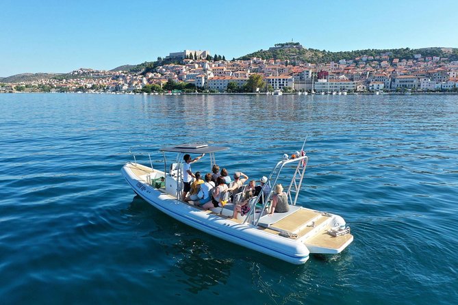 Kornati Experience small group (12 pax) boat tour - Mana: vertical cliffs, snorkeling time, and that cliff-jump option
