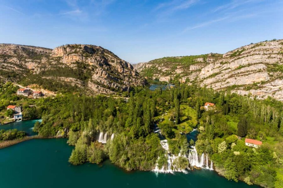 Krka National Park - Entry - Roški Slap - Getting There in June–September: Parking and the Bus Shuttle Chain