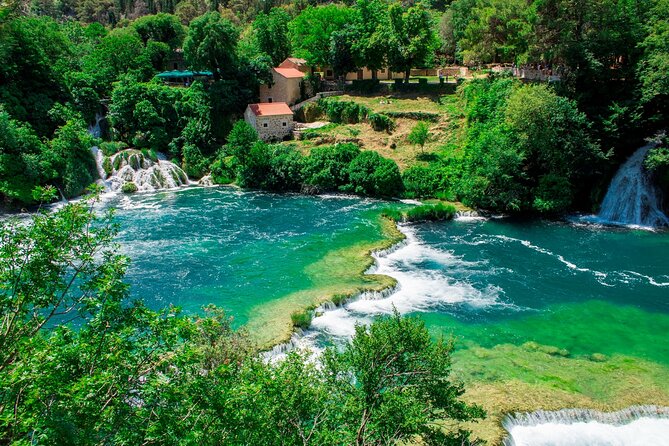 Krka Waterfalls Tour from Split with Boat Ride & Swimming - Boat ride to Skradin: the easy win in the middle of the day