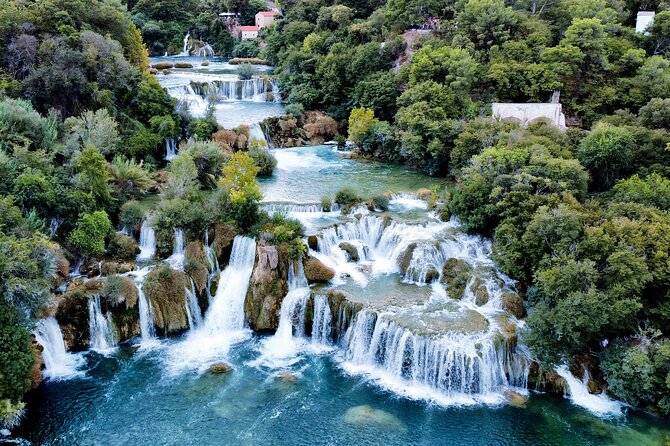 Krka Waterfalls & Wine and Cheese Tasting Tour from Split - The Skradinski Buk walk: best photo time, plus heat and crowd math
