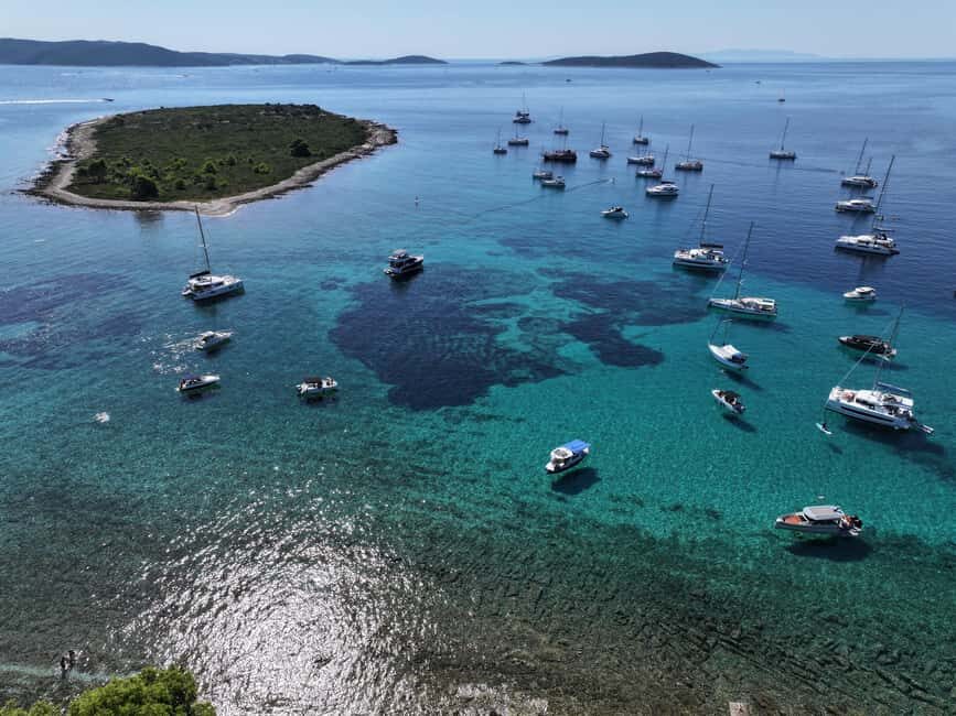 Krknjaši Blue Lagoon 3-Island Tour - Trogir in 60 Minutes: Photos, Walking, and Picking Snacks