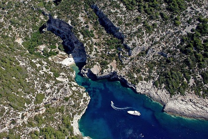 Luxury Boat - Blue Cave From Split Island-Hopping Full-Day Cruise, Hvar, Vis - Stiniva Cove and the Blue Lagoon/Krknjasi Bay: Quick Beauty Stops With Swim Timing You Should Confirm