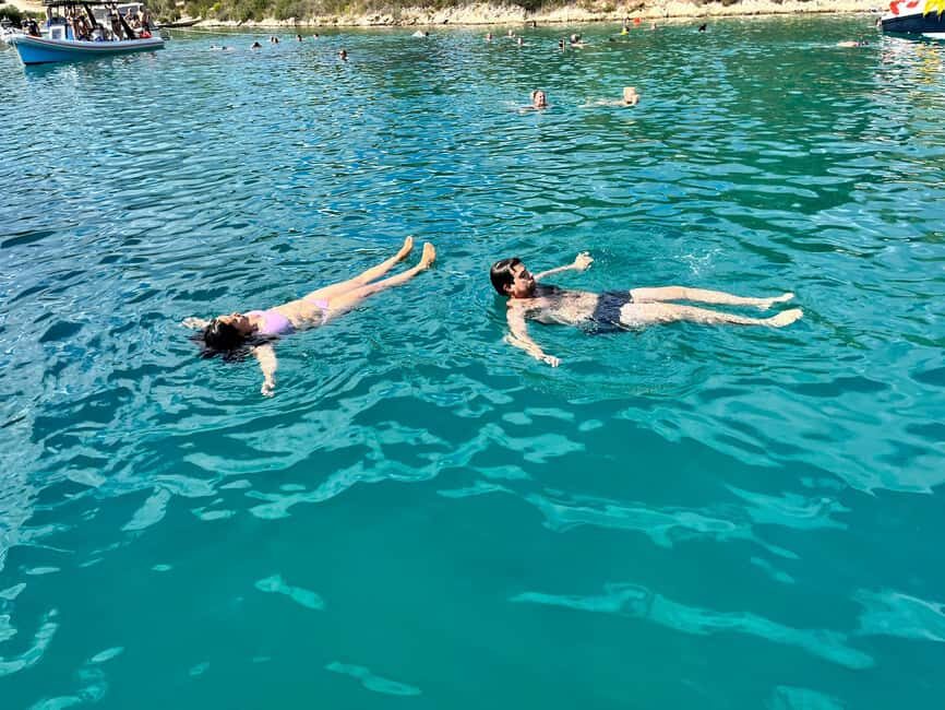 Magnific blue lagoon, speed boat water, wine&towels included - Price and value: does $77 match what you get?
