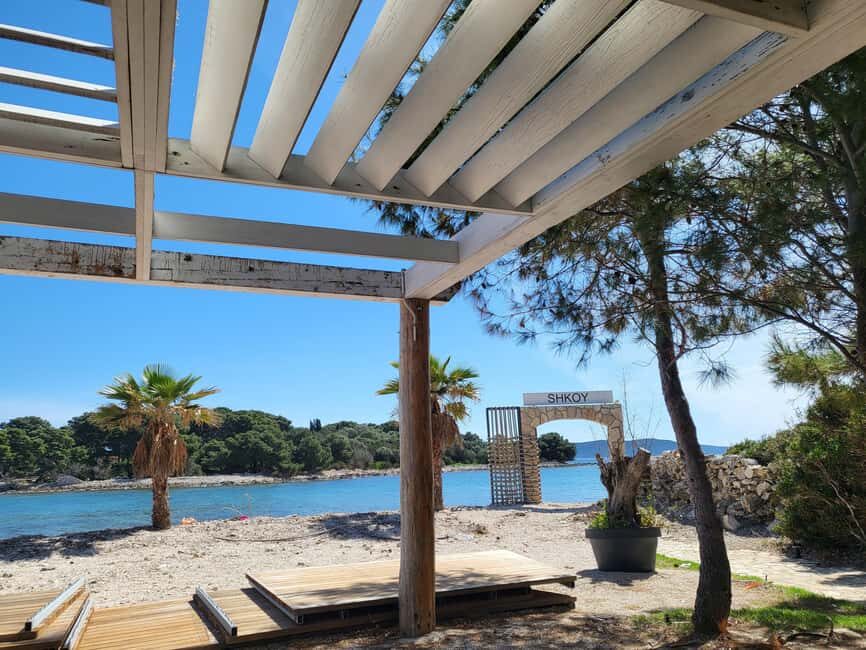 Magnific blue lagoon,speed boat towels included - Split to Trogir: the short sightseeing fix before the swim