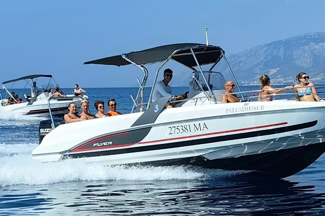 Makarska: 3 Island Speedboat Tour with Little Blue Cave & Lagoon - Jelsa on Hvar: a proper break for coffee and strolling