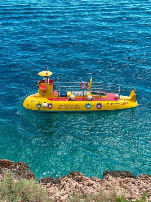 Makarska Semi Submarine Tour - A Yellow Semi-Submarine Around Makarska’s Peninsula of Love