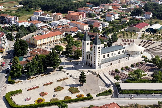 Medugorje Pilgrimage Experience Small Group Tour - St. James Church and the Risen Christ statue (plus Mass time)